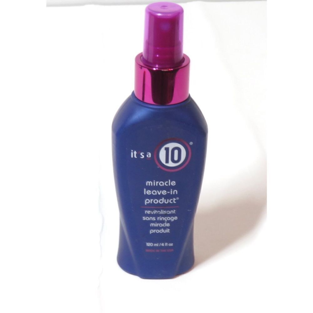 It’s A 10 Miracle Leave In Product ~ Shine Frizz Reduce Thermal Protect 4 fl oz